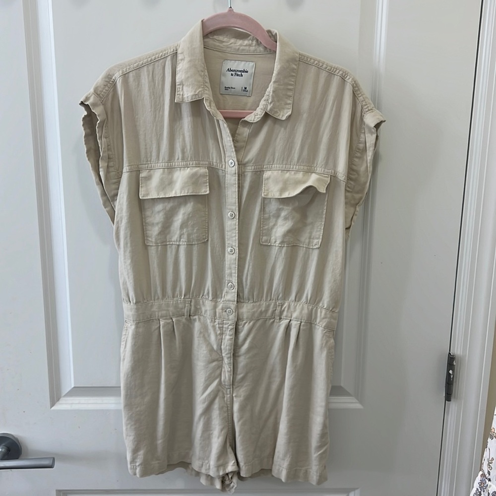 A&F utility romper
